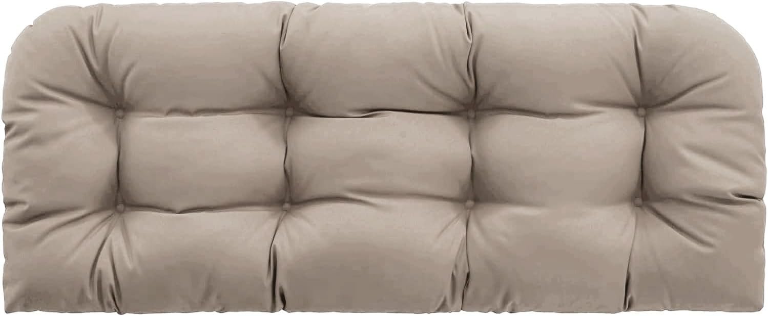 Tufted Non Slip Indoor Bench Seat Cushion