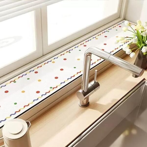 Floral Waterproof Window Sill Protector Pad