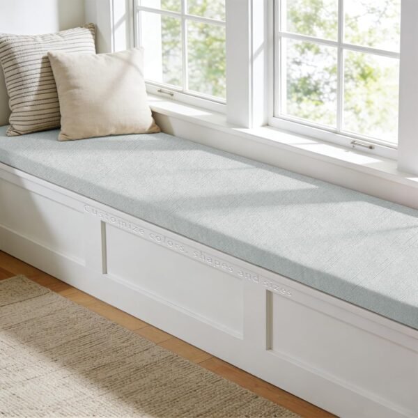 Washable Waterproof Bay Window Bench Cushion